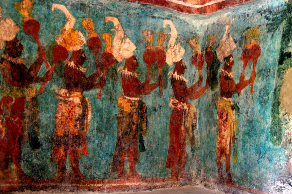 Bonampak Murals - Mayan Art - Chiapas - Mexico Bonampak Murals - Mayan Art - Chiapas - Mexico