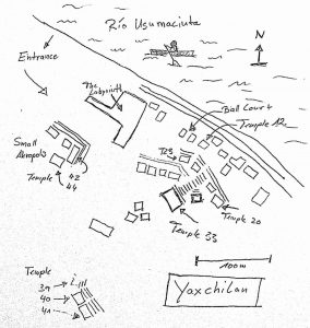 Karte Yaxchilan