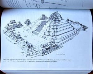 Reconstruction image of La Danta in El Mirador - The Ancient Maya by Robert J. Sharer and Loa P. Traxler
